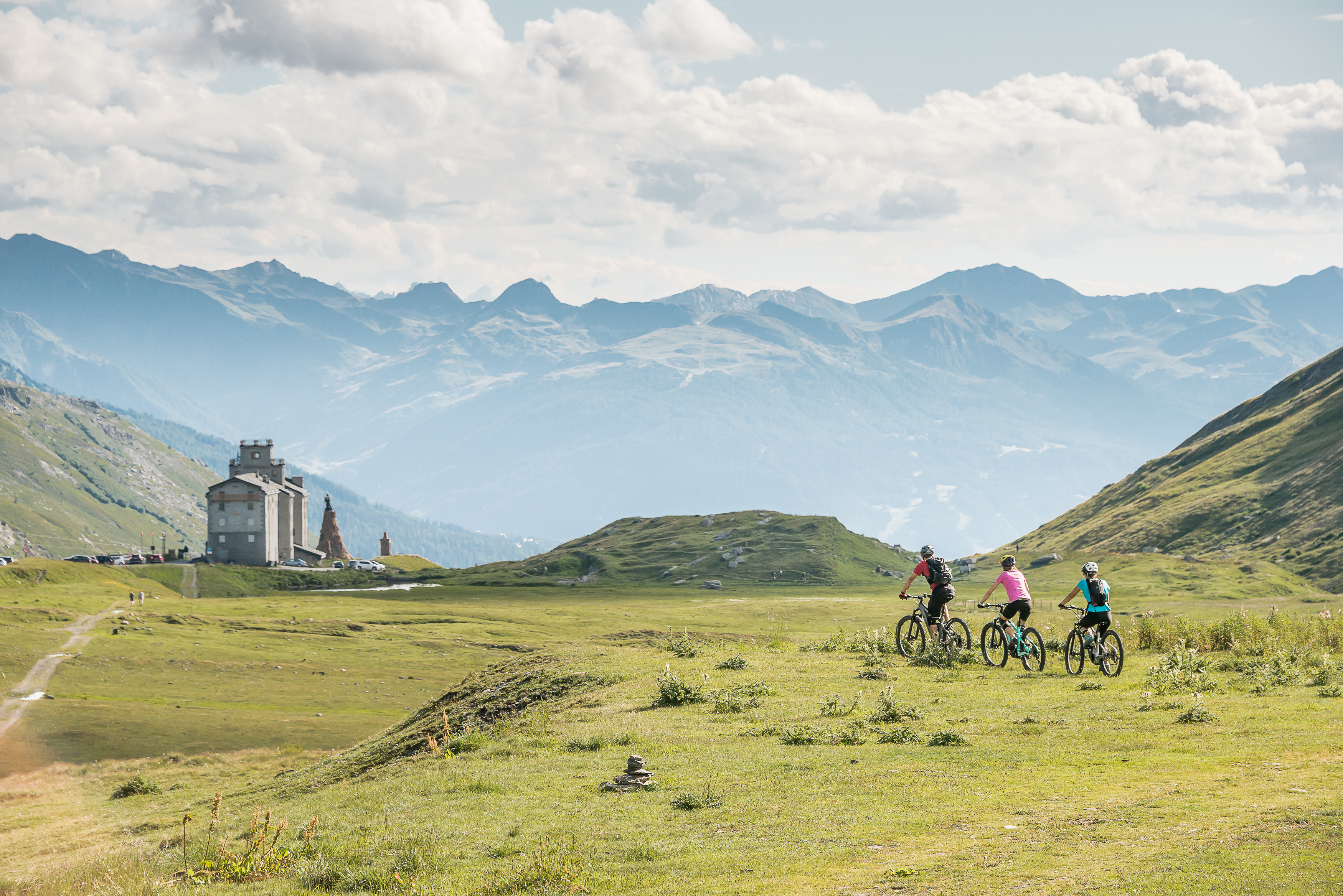 VTT au col du Petit Saint Bernard